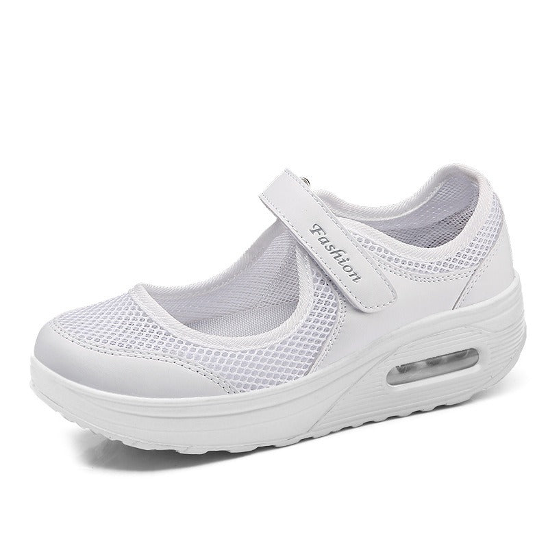 Women's Mary Jane Sneakers – Breathable Mesh and Comfortable Orthopedic Sole