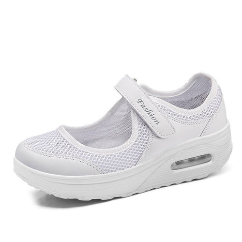 Women's Mary Jane Sneakers – Breathable Mesh and Comfortable Orthopedic Sole