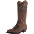Men's Embroidered Cowboy Boots – High Shaft Square Heel Slip-On