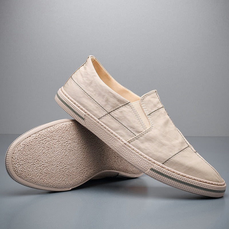 Men's Low-Top Canvas Sneakers – Lightweight Casual Style