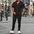 Men's Set Coordinated Shirt and Pants – Short Sleeves