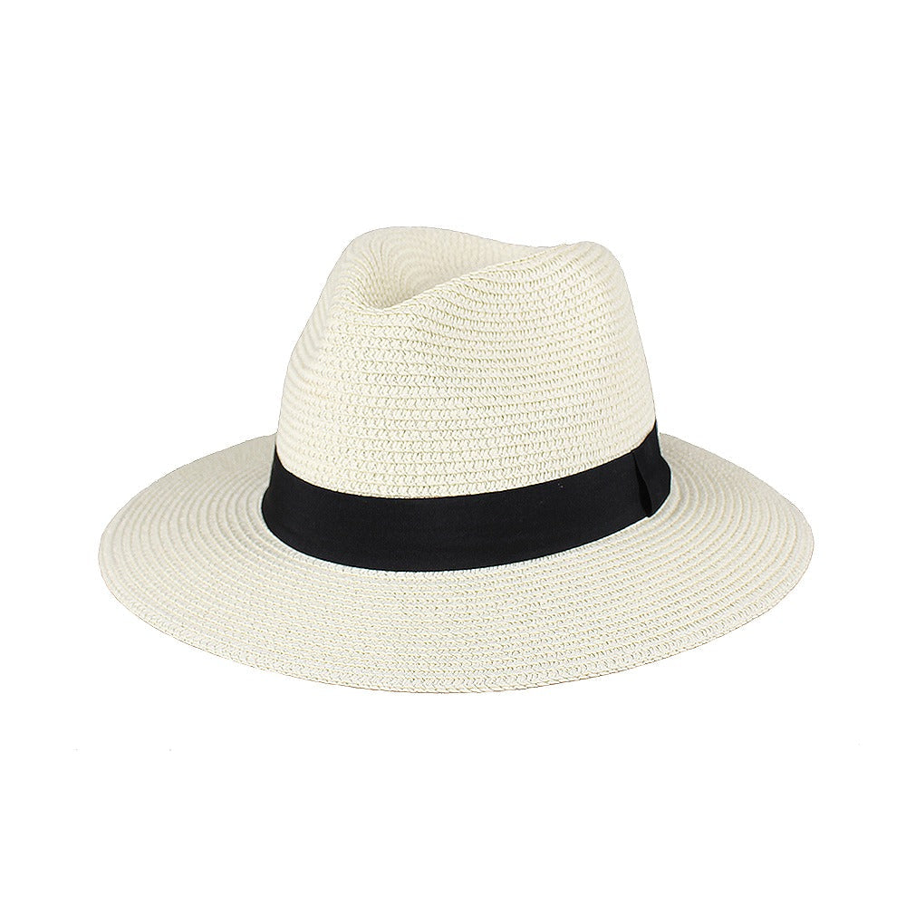 Unisex Wide Brim Sun Hat – Lightweight Straw Panama