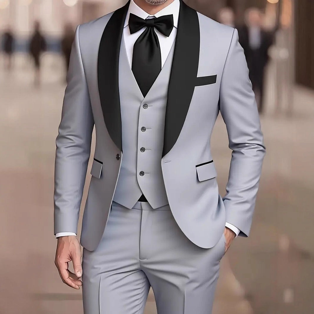 Men's 3-Piece Suit – Minimalist Casual Fit