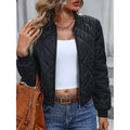 Women's Slim Quilted Jacket – Short Bomber Cut