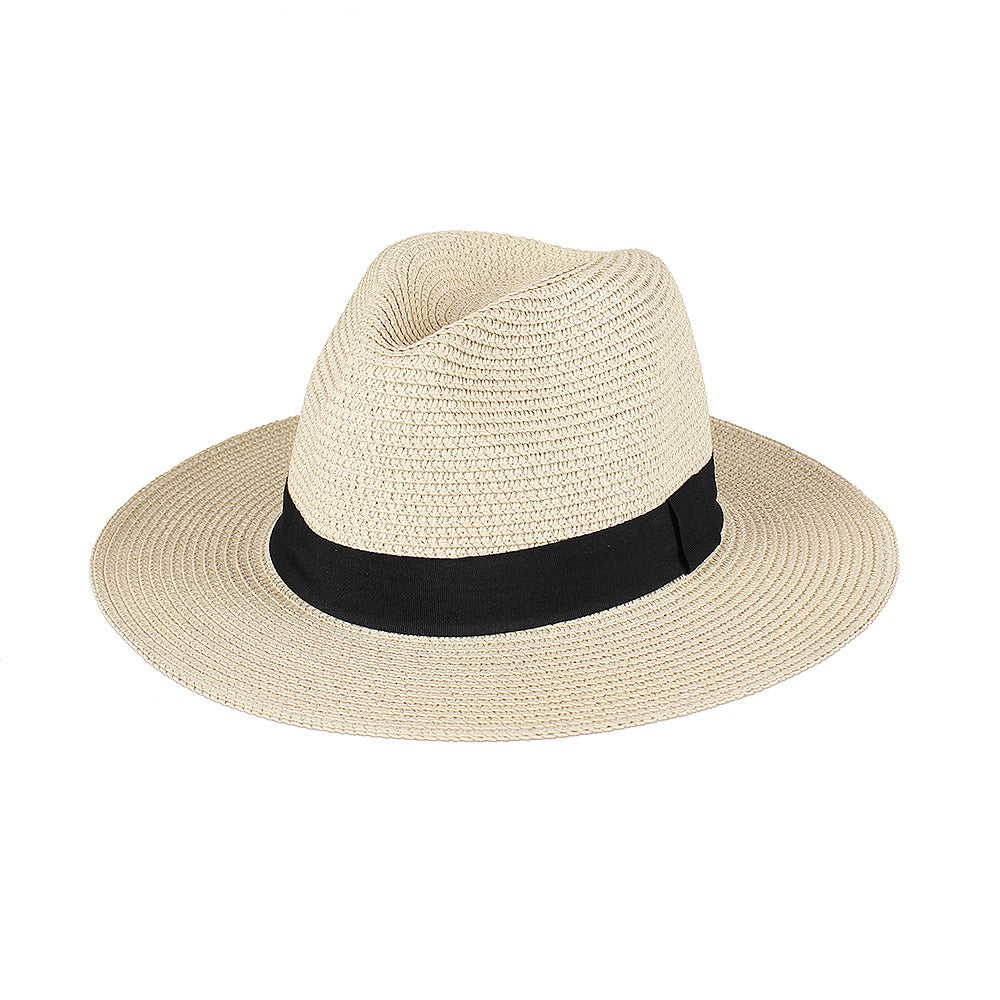 Unisex Wide Brim Sun Hat – Lightweight Straw Panama