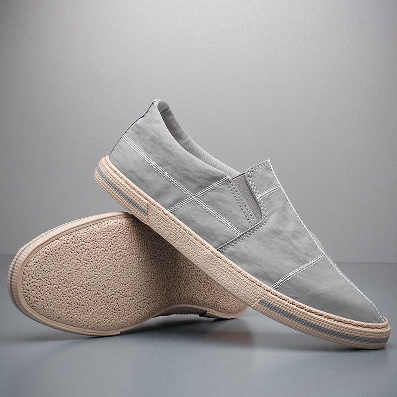 Men's Low-Top Canvas Sneakers – Lightweight Casual Style