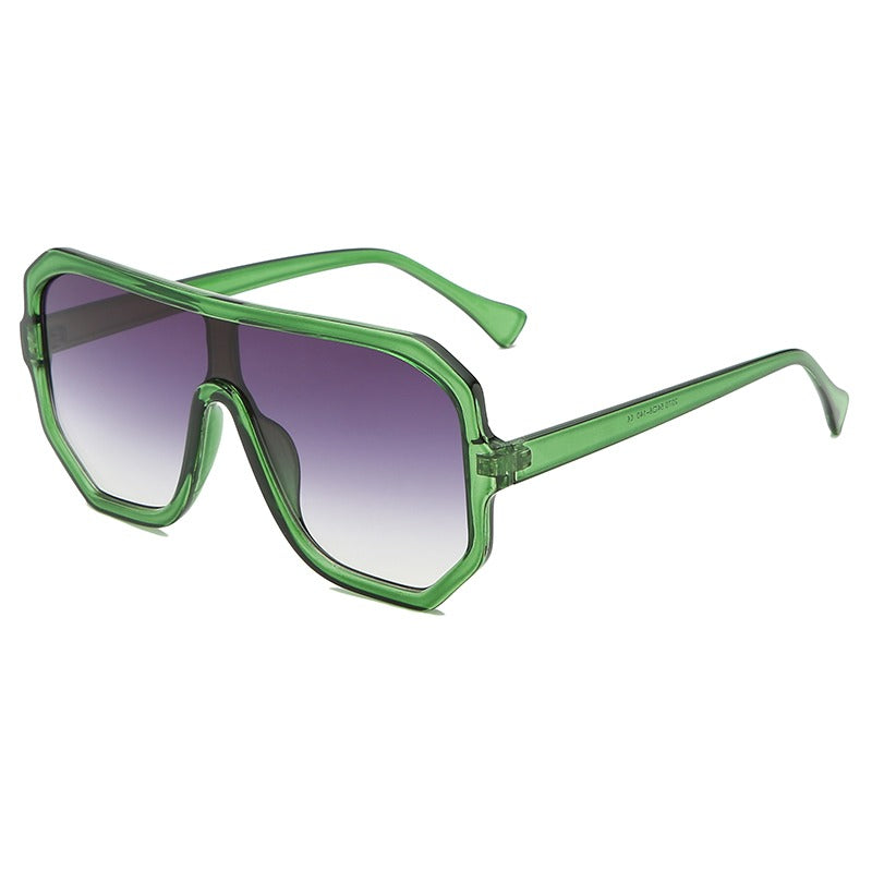 Unisex Oversized Square Sunglasses – Acetate Frame UV400
