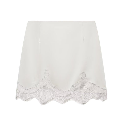 High Waist Mini Skirt for Women – Bodycon Lace Patchwork