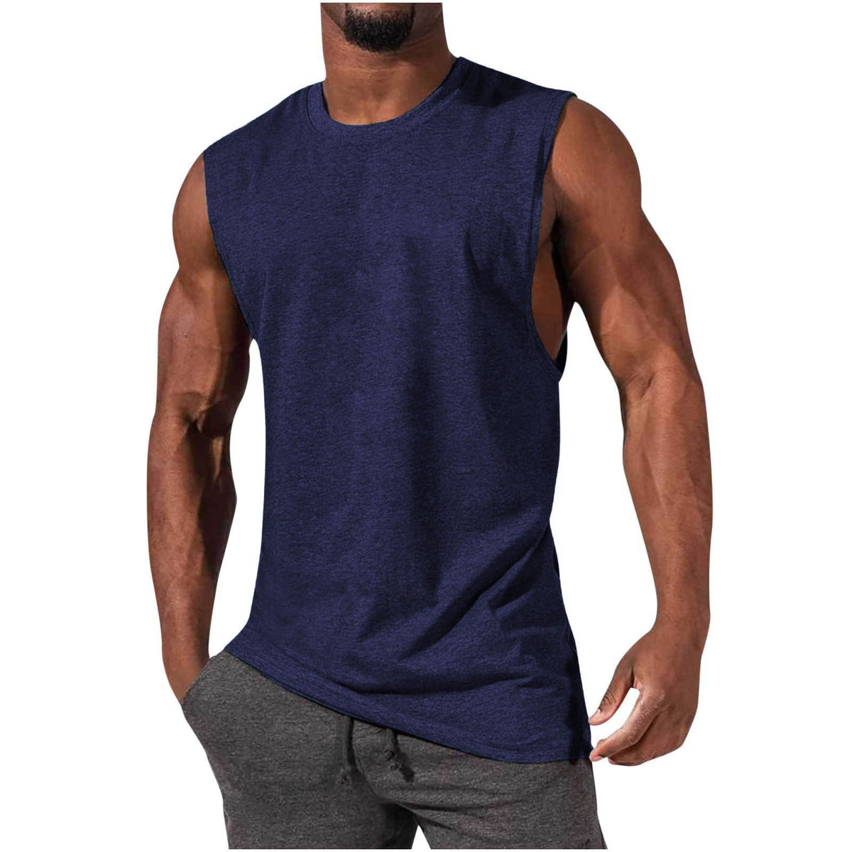 Men's Cotton T-Shirt – Lightweight Muscle Fit and Breathable