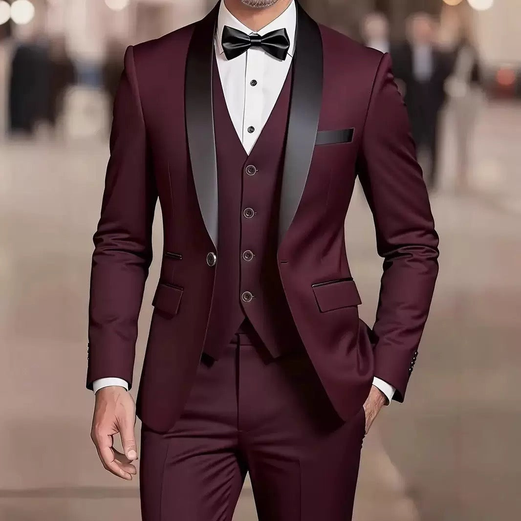 Men's 3-Piece Suit – Minimalist Casual Fit