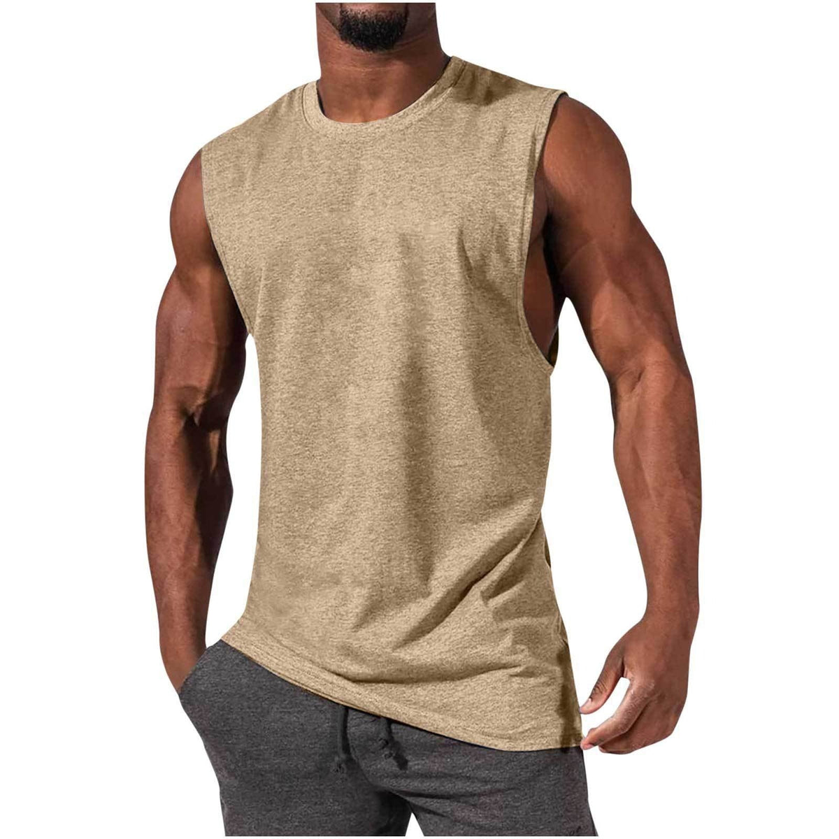 Men's Cotton T-Shirt – Lightweight Muscle Fit and Breathable