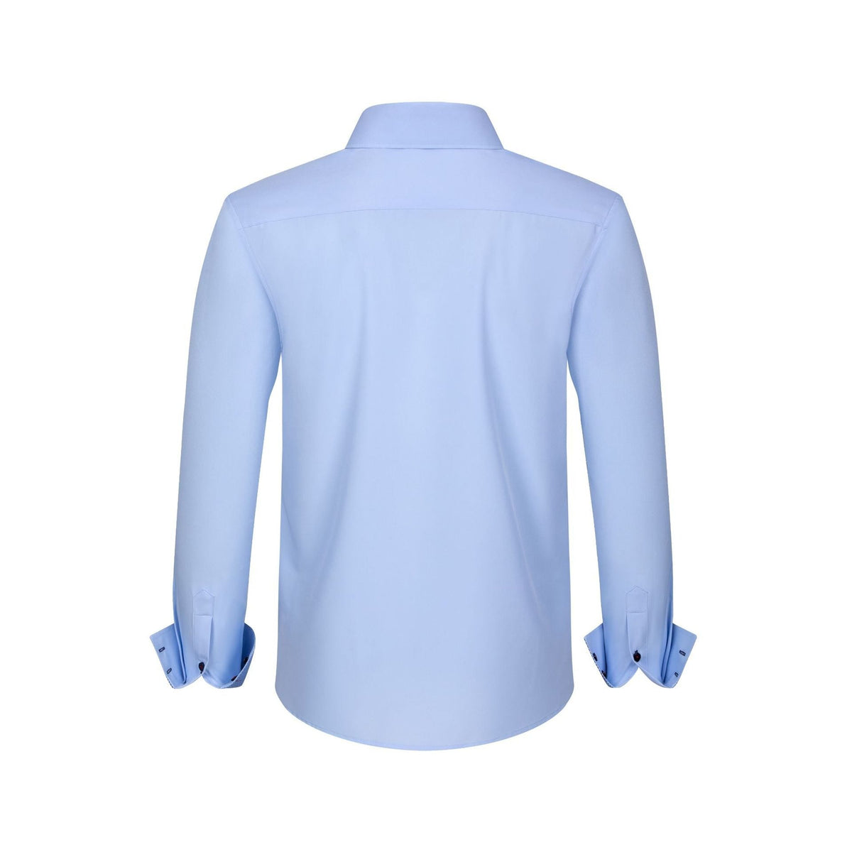 Men’s Tailored Long-Sleeve Shirt – Formal Slim Stretch Fit