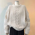 Women's Loose-Knit Sweater – Casual Pull-On Fit