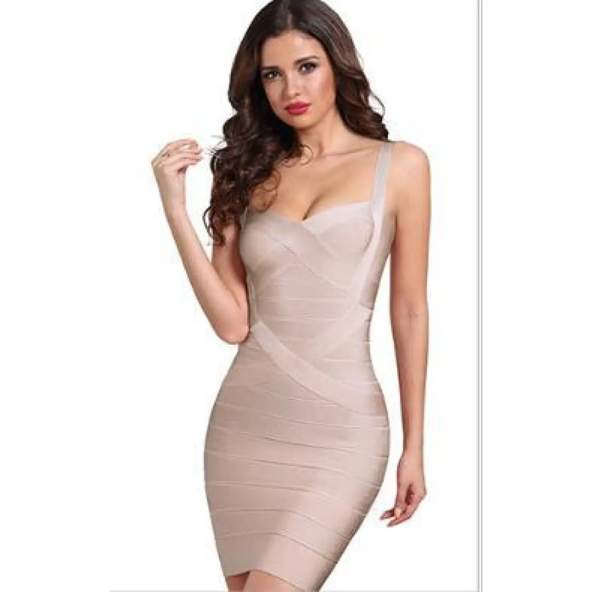Women’s Bodycon Bandage Mini Dress – Stretch Fit, Sculpted Silhouette
