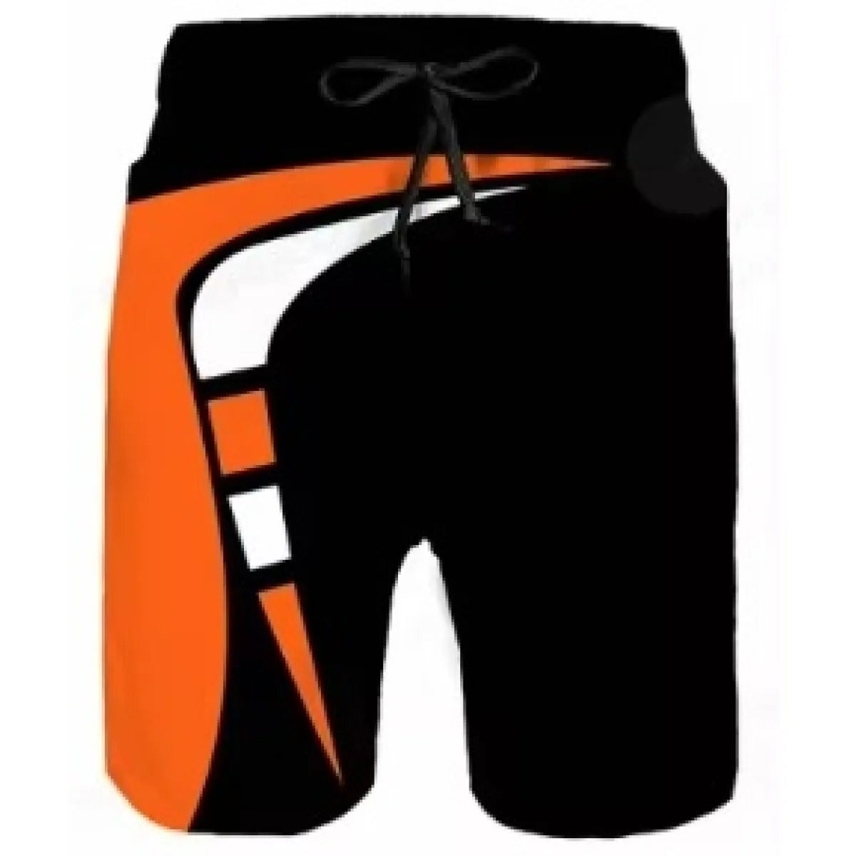 Men's Printed Swim Shorts – Adjustable Drawstring Waist