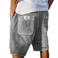 Corduroy Men's Shorts – Elastic Waist & Utility Pockets