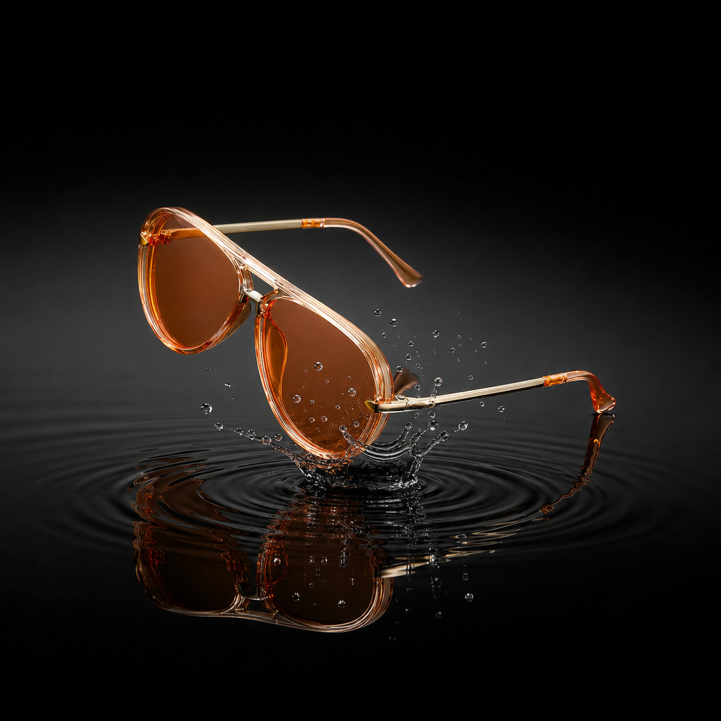 Unisex Aviator Sunglasses - UV400 Lenses Lightweight Frame