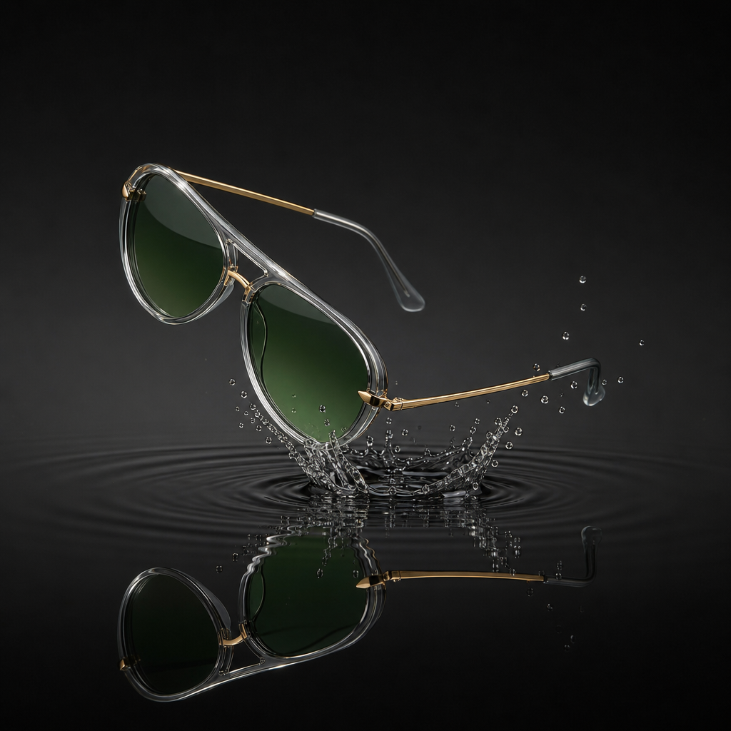 Unisex Aviator Sunglasses - UV400 Lenses Lightweight Frame
