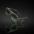 Unisex Aviator Sunglasses - UV400 Lenses Lightweight Frame