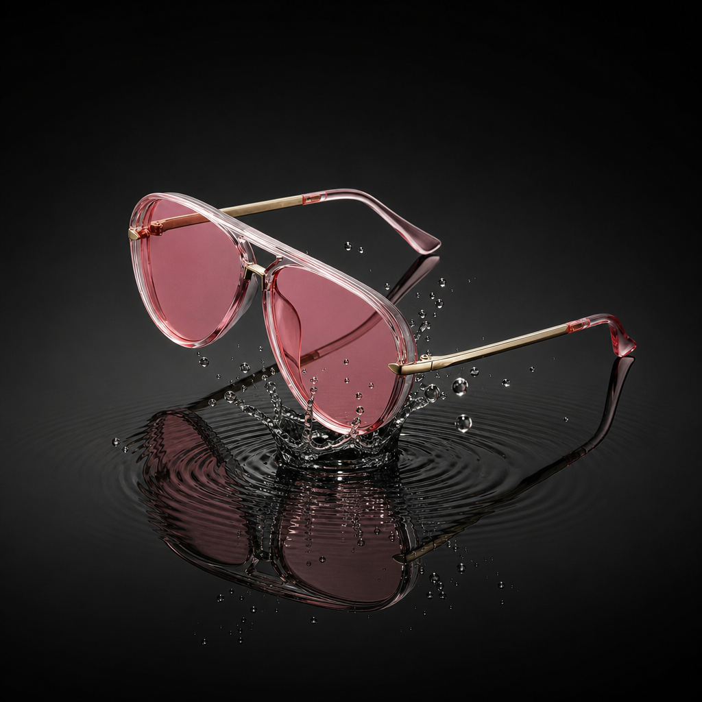 Unisex Aviator Sunglasses - UV400 Lenses Lightweight Frame