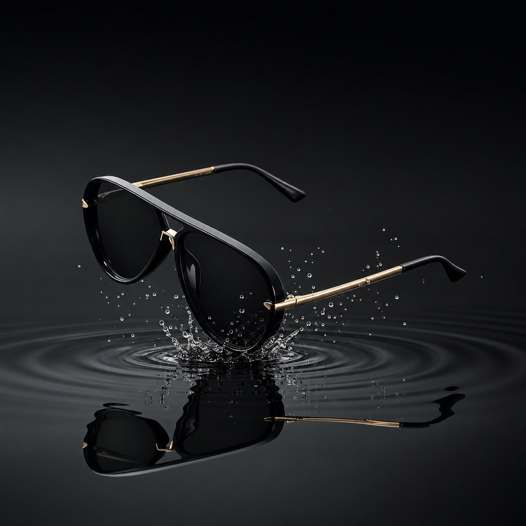Unisex Aviator Sunglasses - UV400 Lenses Lightweight Frame