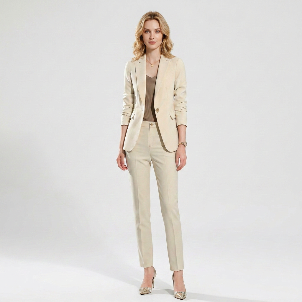 Women’s Blazer & Trouser Suit – Slim Stretch Formal Fit