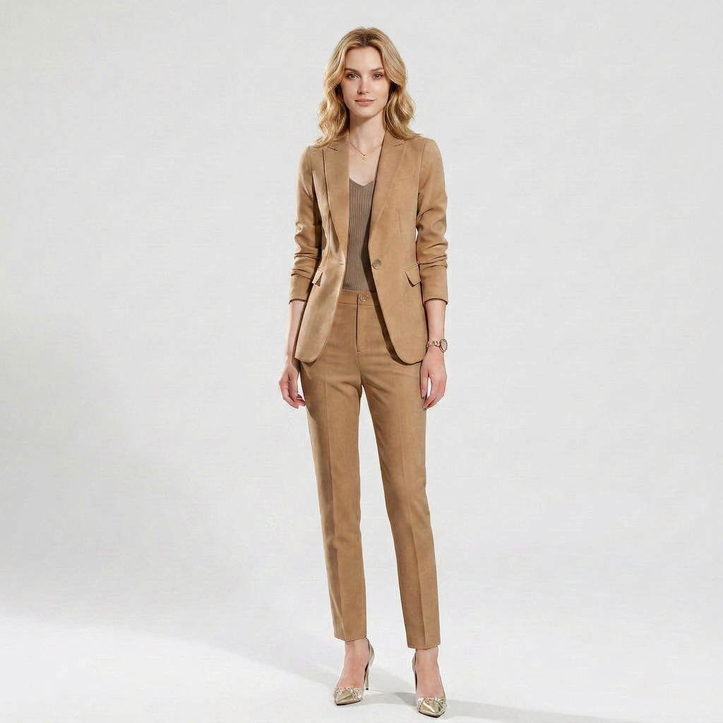 Women’s Blazer & Trouser Suit – Slim Stretch Formal Fit