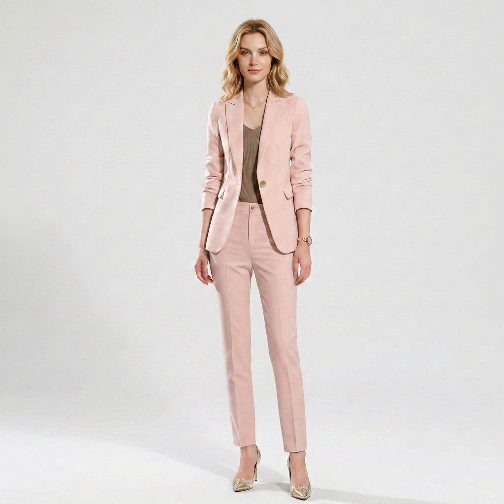 Women’s Blazer & Trouser Suit – Slim Stretch Formal Fit