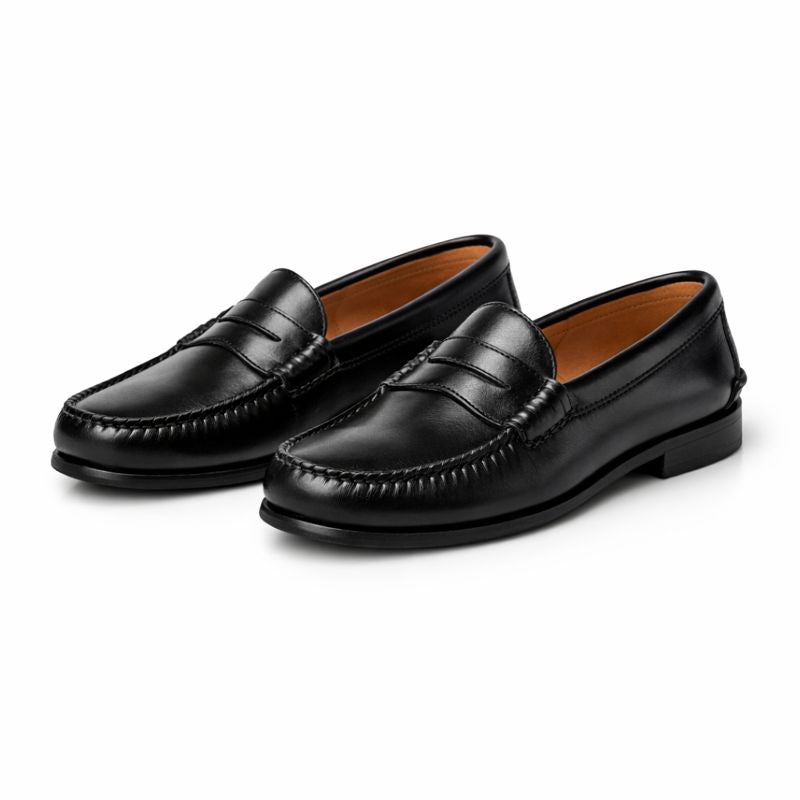 Women's Orthopaedic Leather Loafers – Easy Slip-On, Low-Cut Fit