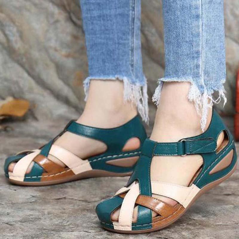 Vintage Women's Orthopedic Sandals – Lightweight Comfort Sole