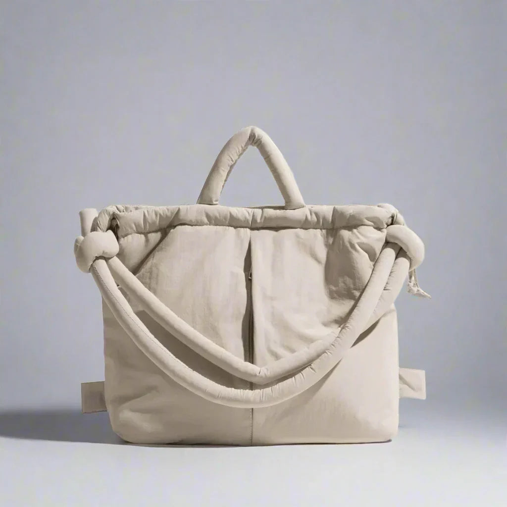 Women's Quilted Puffer Tote Bag – Large Capacity Refined Structure