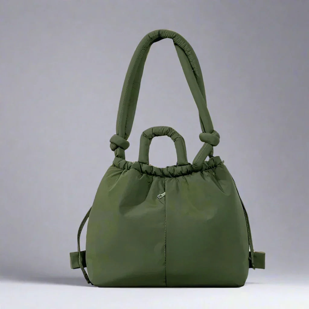 Women's Quilted Puffer Tote Bag – Large Capacity Refined Structure
