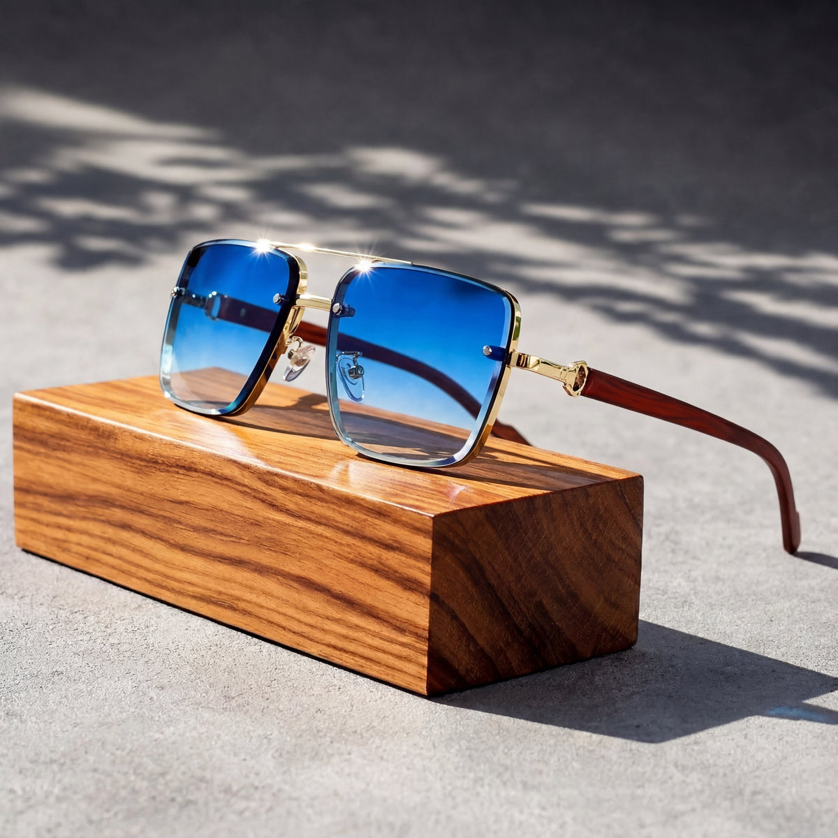 Women's Aviator Sunglasses UV400 – Retro Gradient Lenses