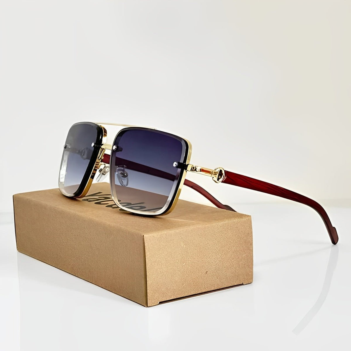 Women's Aviator Sunglasses UV400 – Retro Gradient Lenses