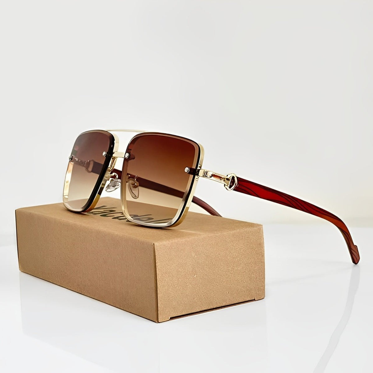 Women's Aviator Sunglasses UV400 – Retro Gradient Lenses