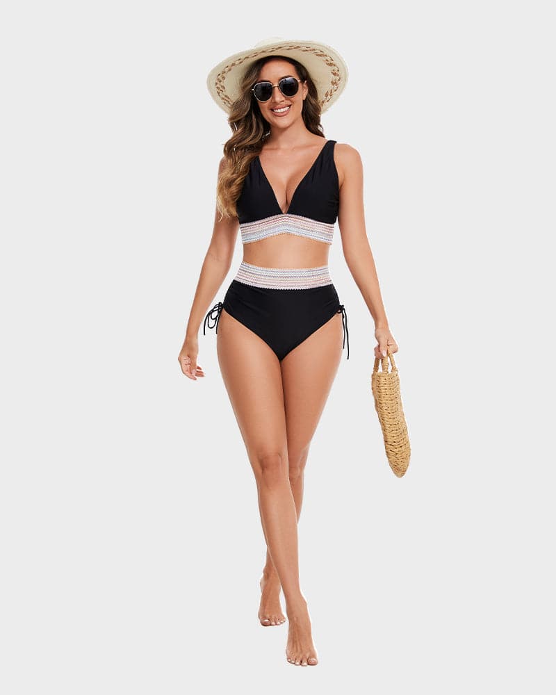 Women's High-Waisted Bikini – Sculpting Contour Fit