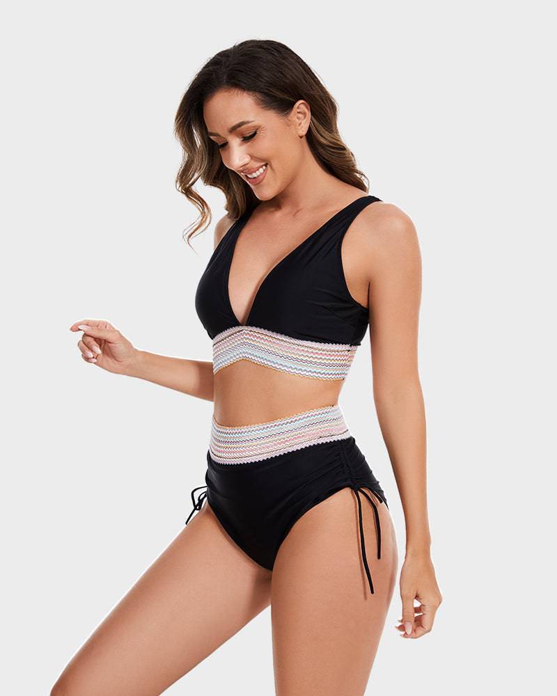 Women's High-Waisted Bikini – Sculpting Contour Fit
