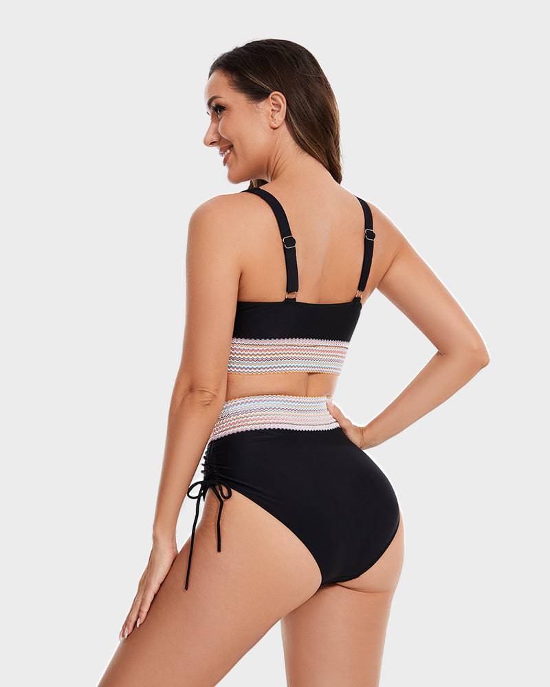 Women's High-Waisted Bikini – Sculpting Contour Fit