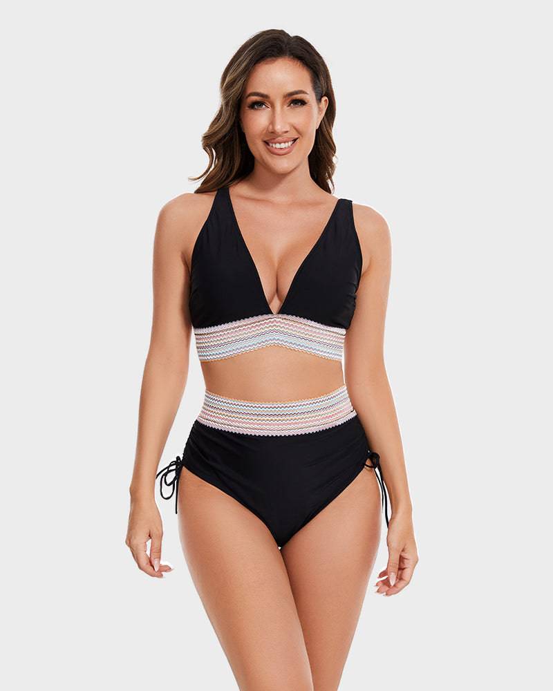 Women's High-Waisted Bikini – Sculpting Contour Fit