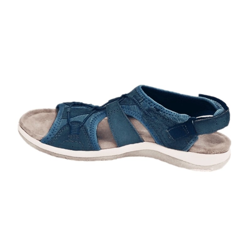 Women's orthopaedic wedge sandals – hook-and-loop cushioned sole
