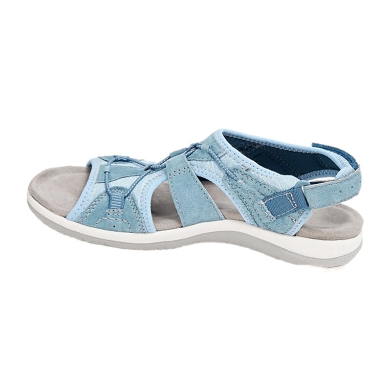 Women's orthopaedic wedge sandals – hook-and-loop cushioned sole