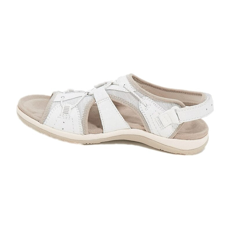 Women's orthopaedic wedge sandals – hook-and-loop cushioned sole