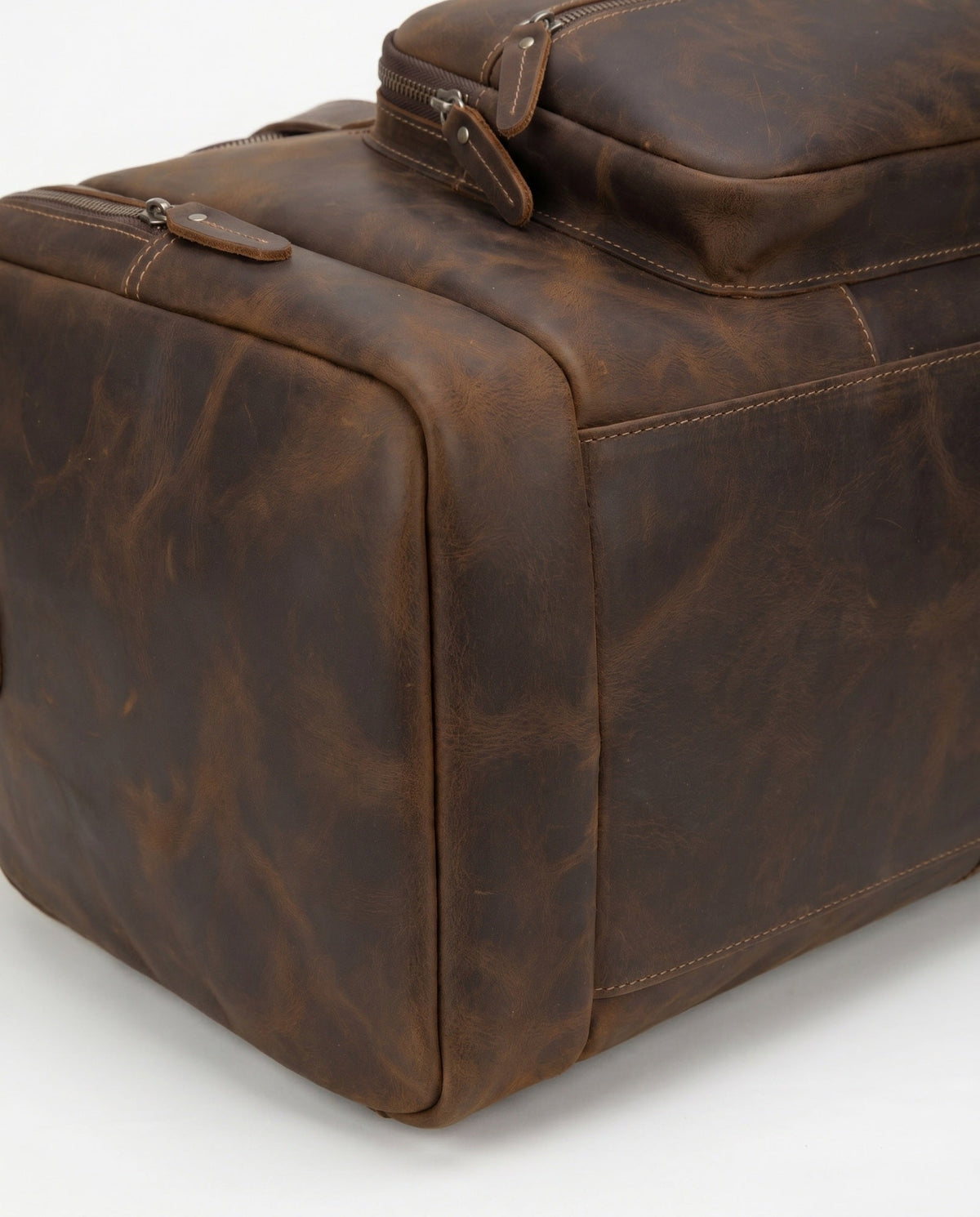 Men's Genuine Leather Travel Bag – Weekend Duffle Bag